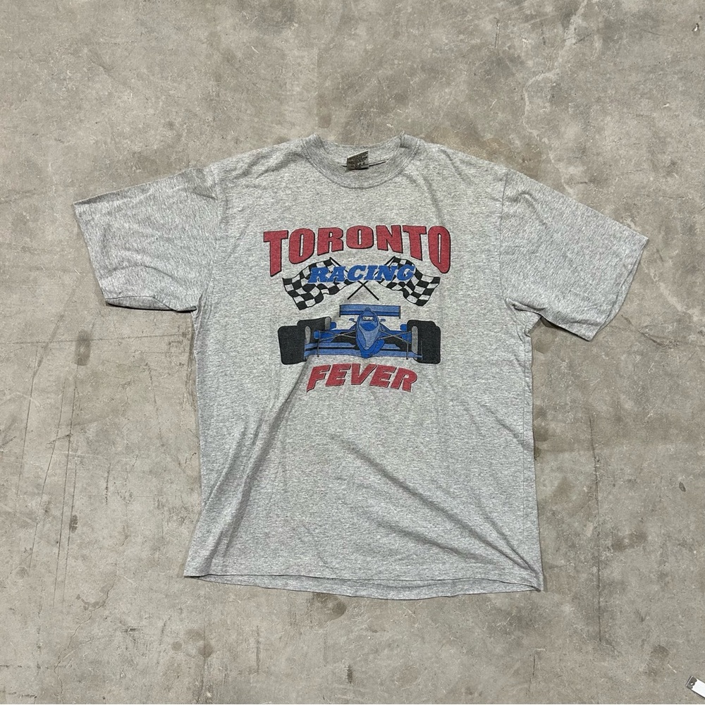 Vtg SC Toronto Racing Fever T-Shirt Size L